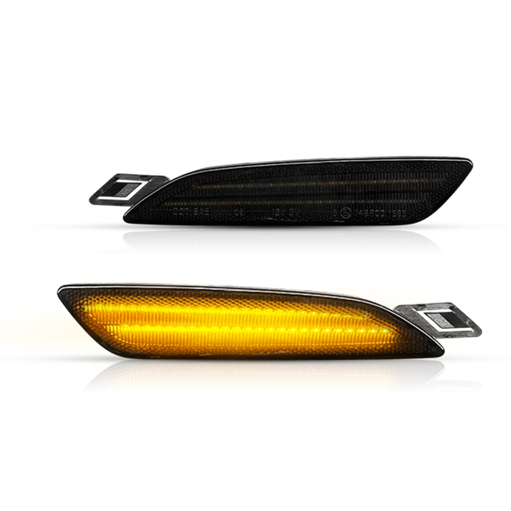 Front Left Right Smoked LED Side Marker Signal Light For Cayenne 958.2 2015-2019