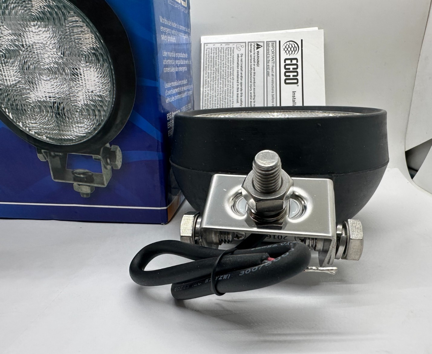 ECCO E92013 Round LED Spot & Flood Beam Work Light for Truck Tractor SUV