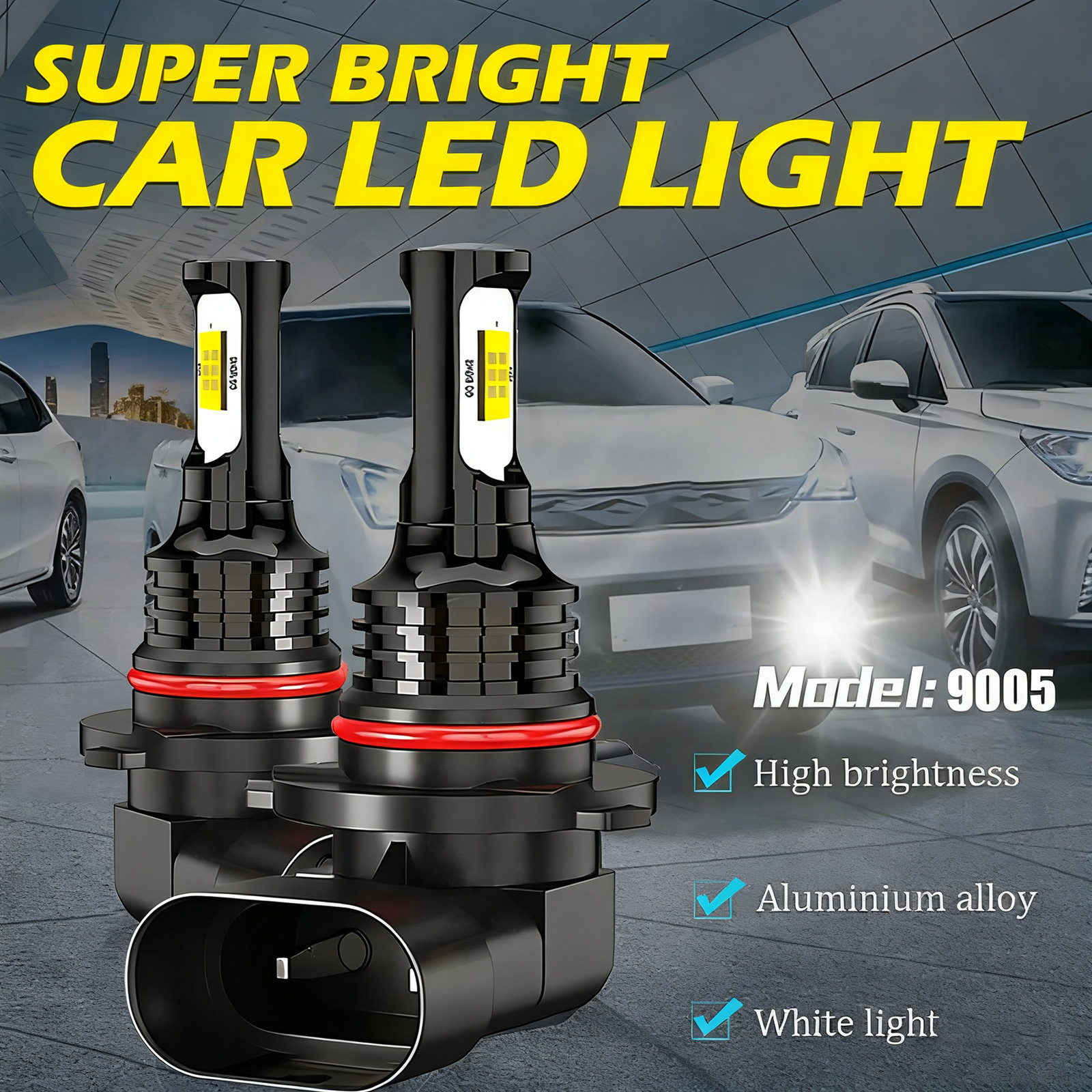 9005+H11 For Subaru Outback 2015-2019 LED Headlight Bulb Kit High & Low Beam