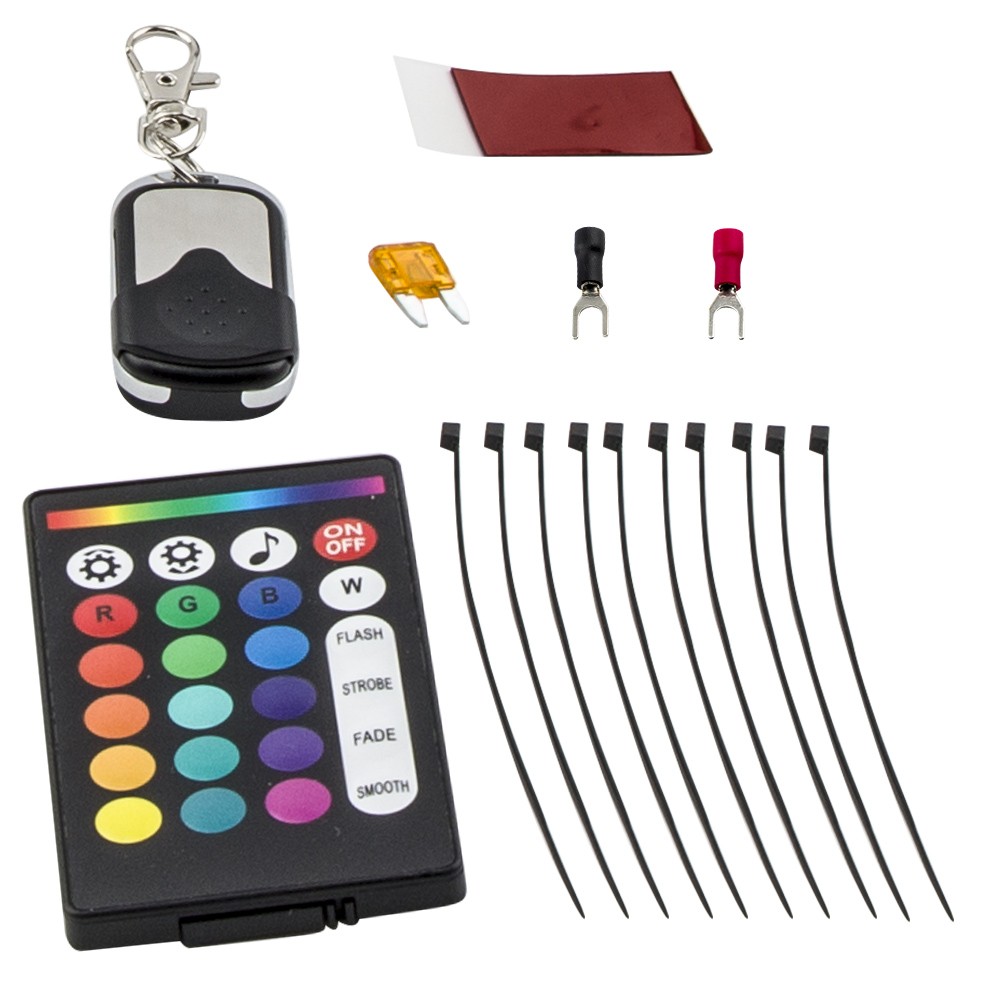 8 Pod RGB LED Rock Light Offroad Wireless Bluetooth available For ATV UTV