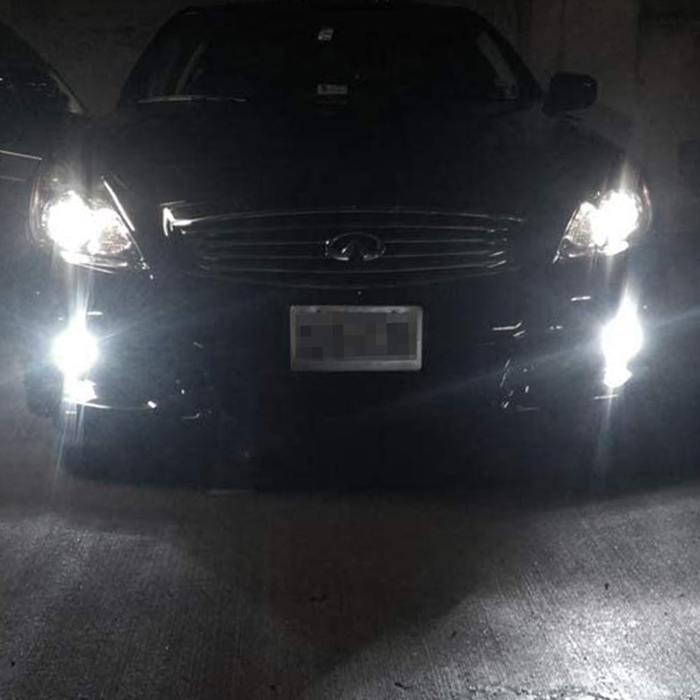 AUXITO H16 5202 LED Fog Light Bulb 6500K Xenon White DRL 50W Bright 5000LM 2-20X