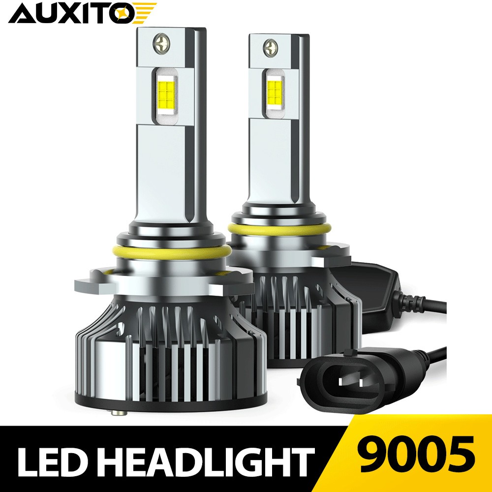 9005 Front LED Headlight Super Bright Bulbs Kit White 40000LM High/Low Beam HB3