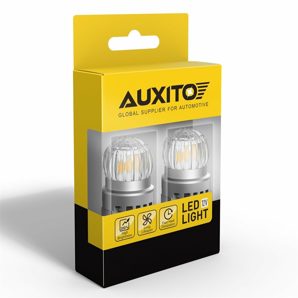 AUXITO 3157 Amber yellow LED Turn Signal Parking Light Bulb 3156A 3157K 3157A US