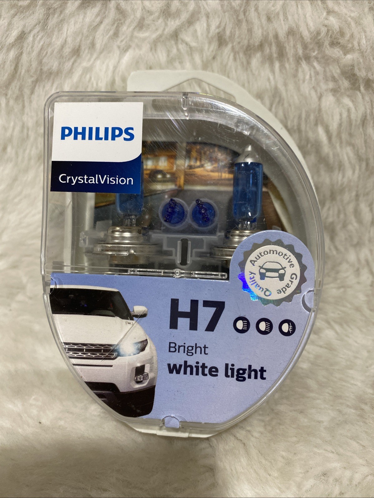 Philips Crystal Vision H7 Twin 2 free LED T10/W5W