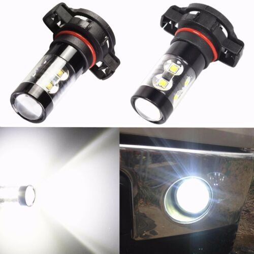For Jeep Cherokee 2014-2015 LED Headlight & Fog Light Bulbs Combo Clear White