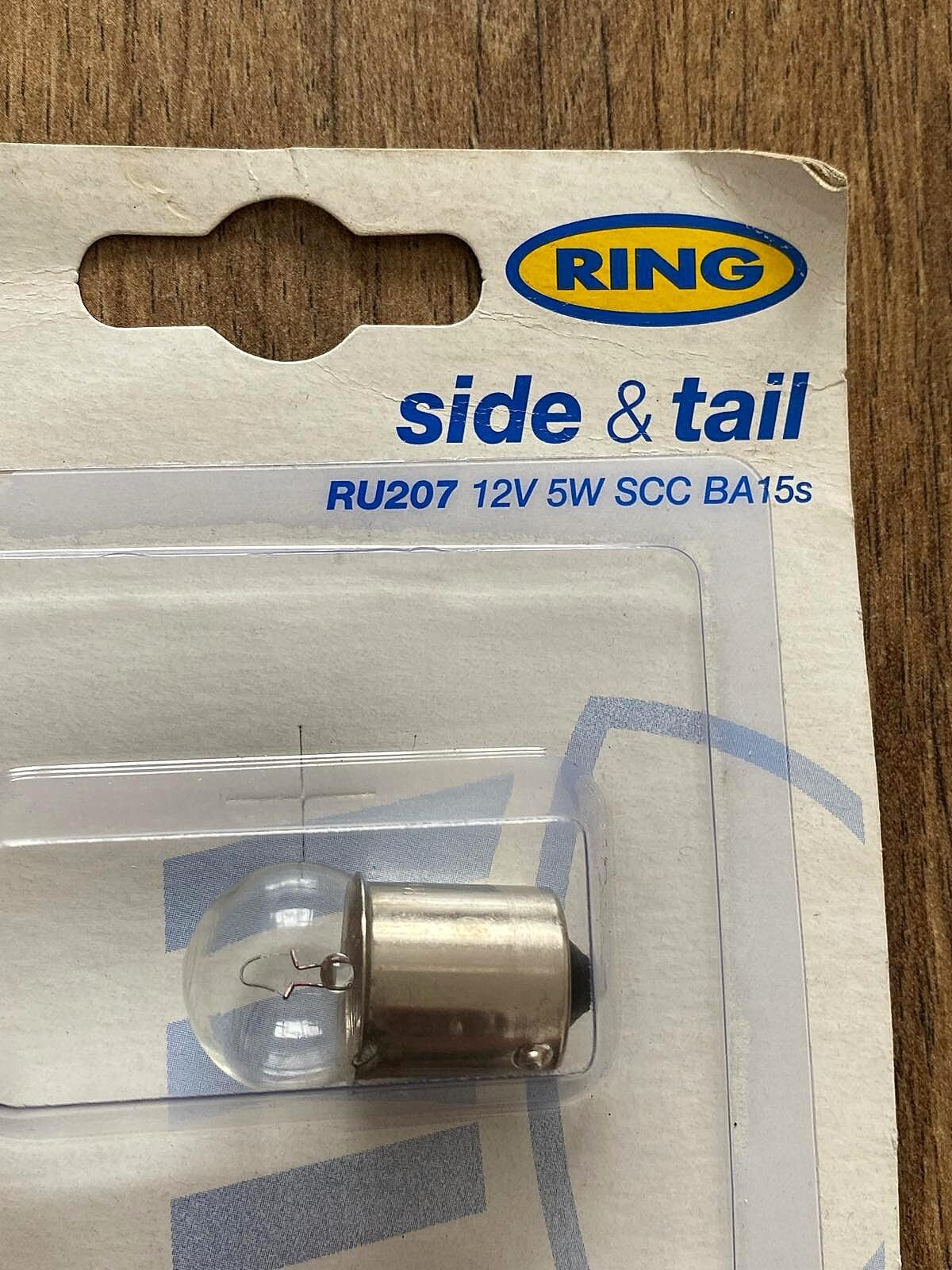 BRAND NEW RING AUTOBULB R207 12V 5W SCC BA15S SIDE & TAIL CAR BULB 5011274120719