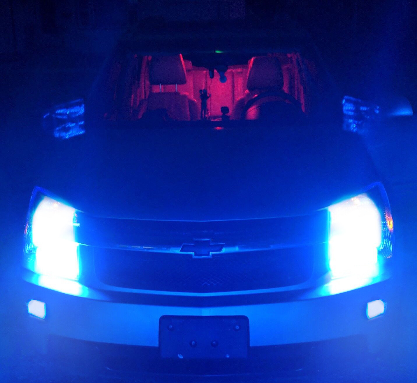 For GMC Sierra 1500 2014 2015 8000K 9012 LED Headlights 5202 Fog Light Bulb