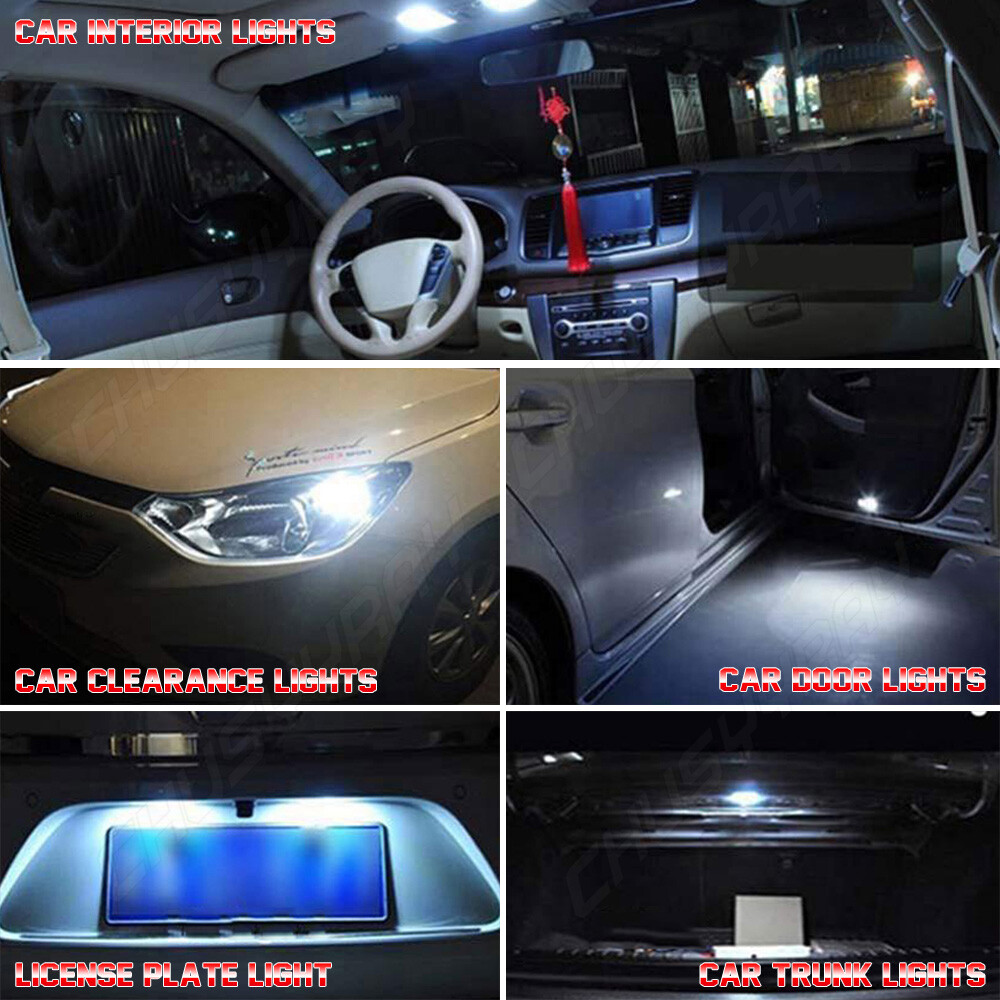 1000LM White T10 194 LED License Plate Light Bulb for 2008-2023 Nissan Rogue