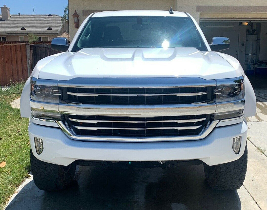 For 2016 2017 2018 Chevy Silverado 1500 LED Fog Lights Bumper Lamp w/Switch/Wire
