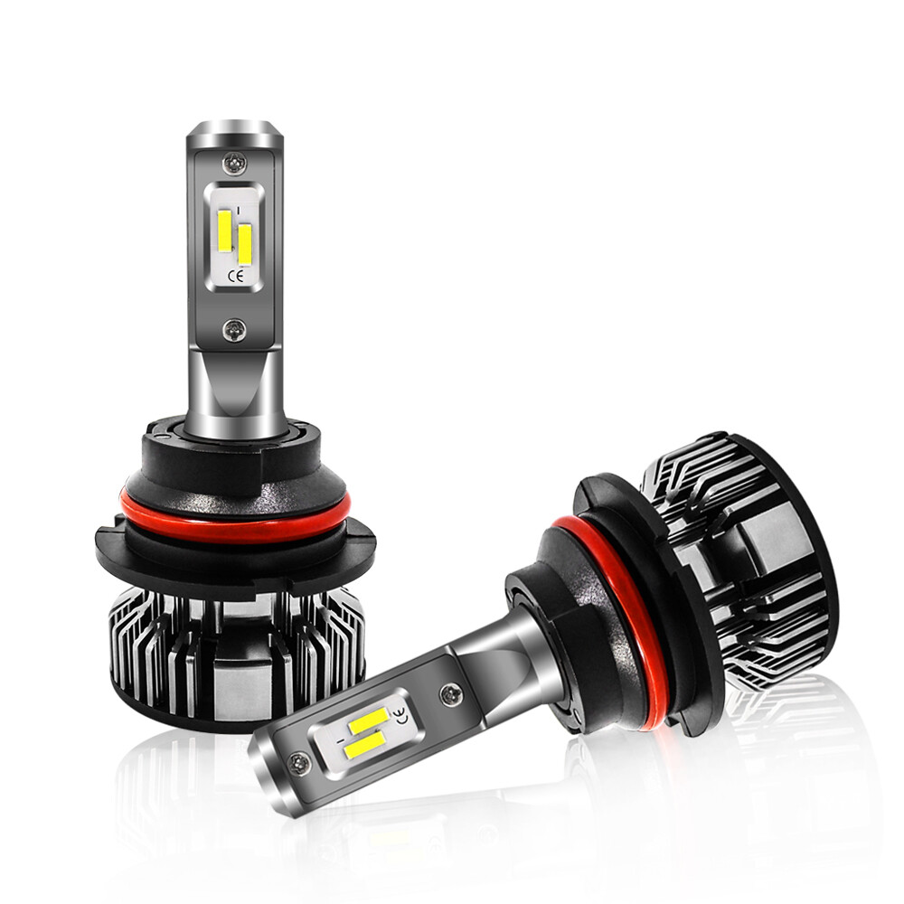 Alla Lighting 9004 Headlight Bulb,Old Halogen Convert to Pure White Bright LED