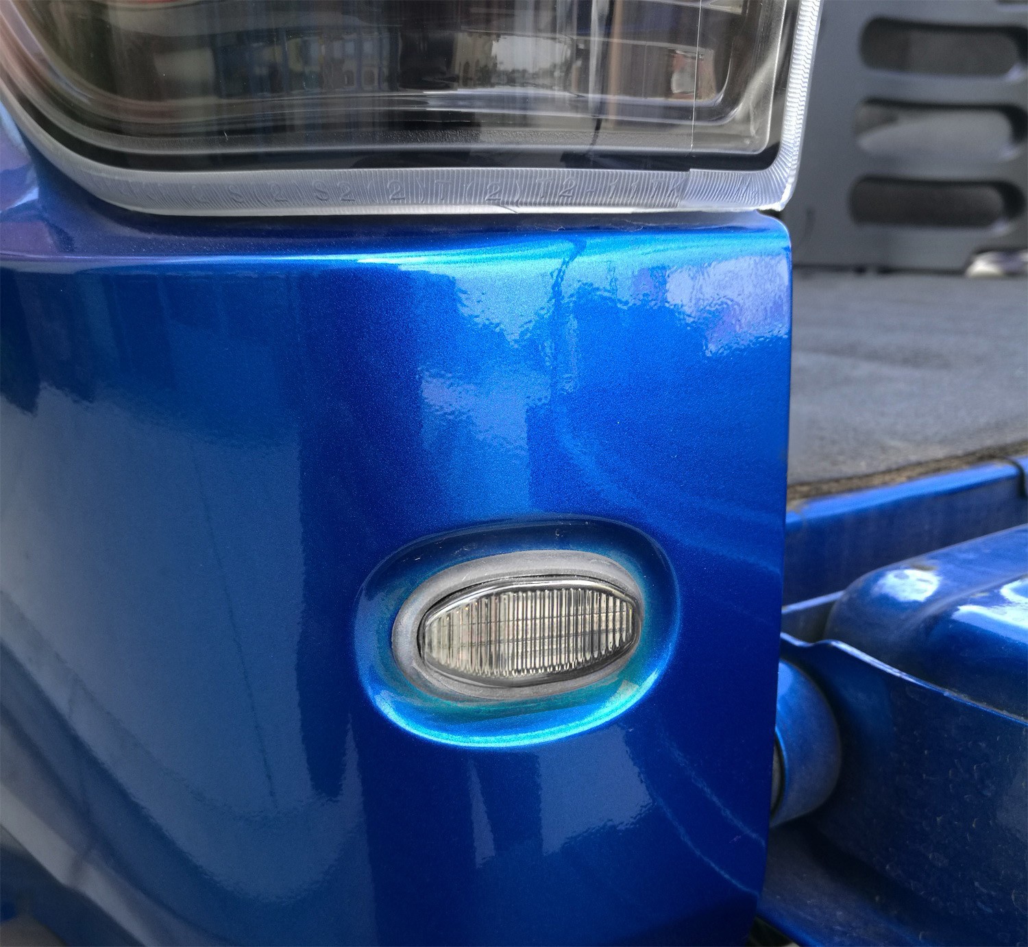 Clear Lens 12-SMD Red LED Rear Bumper Tailgate Sidemarker Lights For Ford Raptor