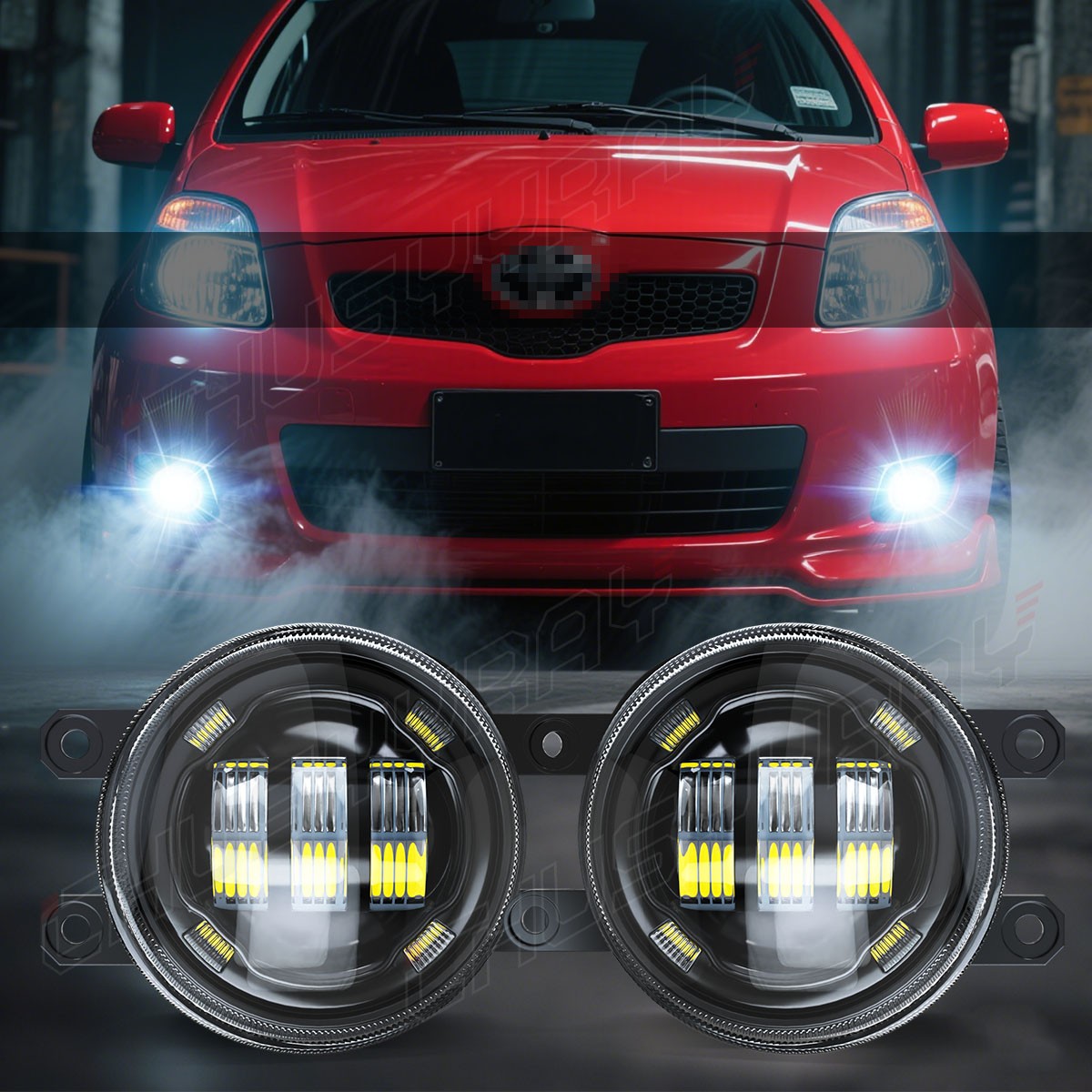 FOR Lexus GX460 2010-2013 Clear Glass Lens LED Bumper Fog Light Lamp Replacement