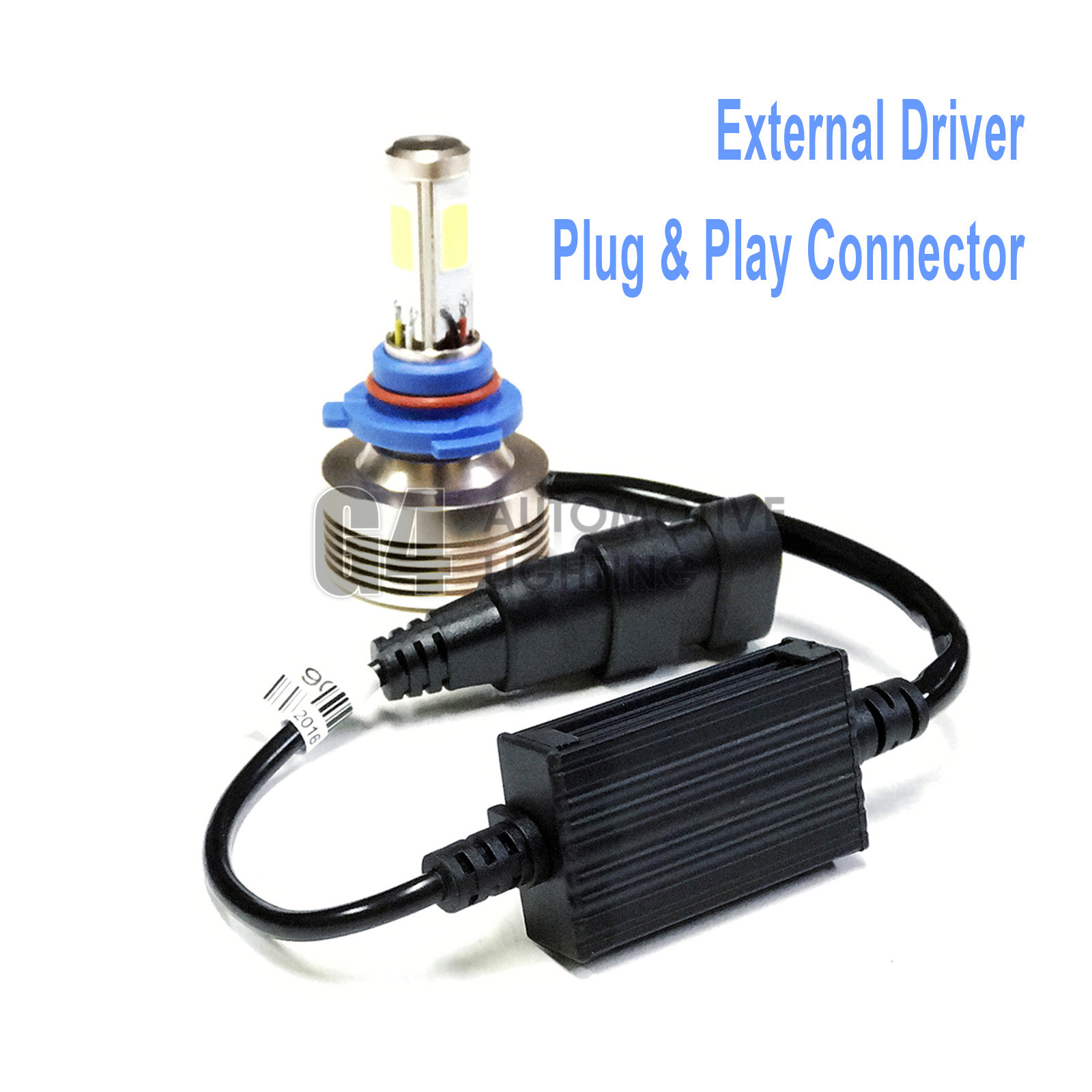2x 4-Side H16 5202 LED Fog Light Kit Bulbs 80W Super Bright 6000K Crystal White