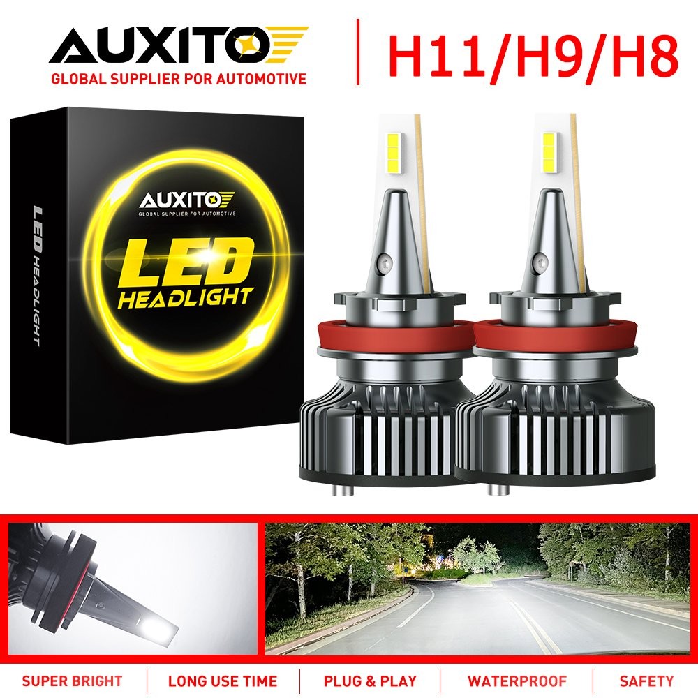 CANBUS Error Free 72W H11 H8 LED Kit Headlight High Low Beam White 50000LM 2X