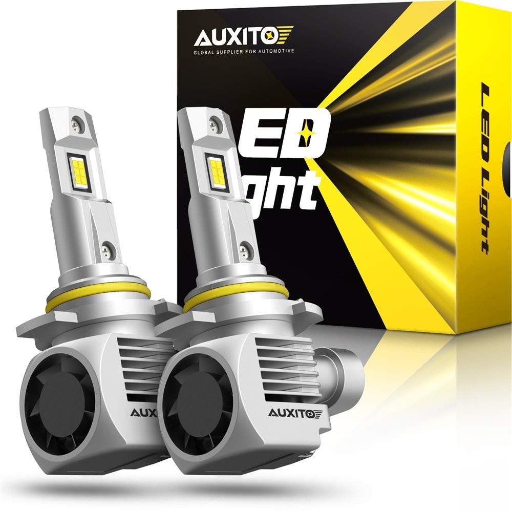 AUXITO 6000K Super White 9012 HIR2 LED Headlight Bulbs High Low Beam Headlamps
