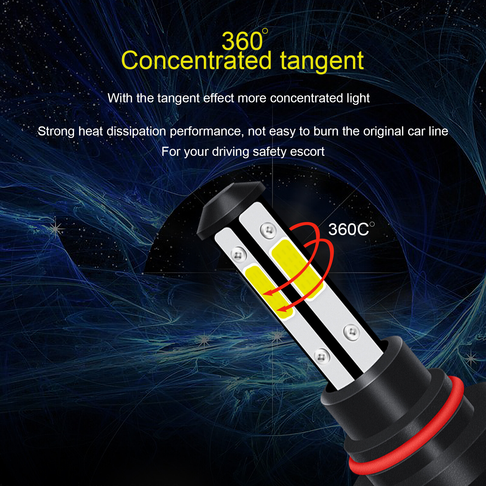 For Ford Fusion 2006-2016 6000K LED Headlights High Low Beam Bulbs H7+H11 Combo