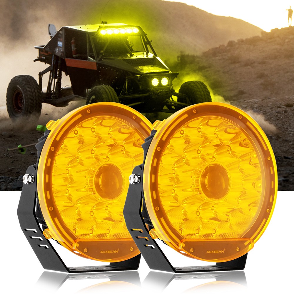 AUXBEAM 7″ 360-PRO LED Work Lights Driving Headlights Spot Pods & Lights Cover