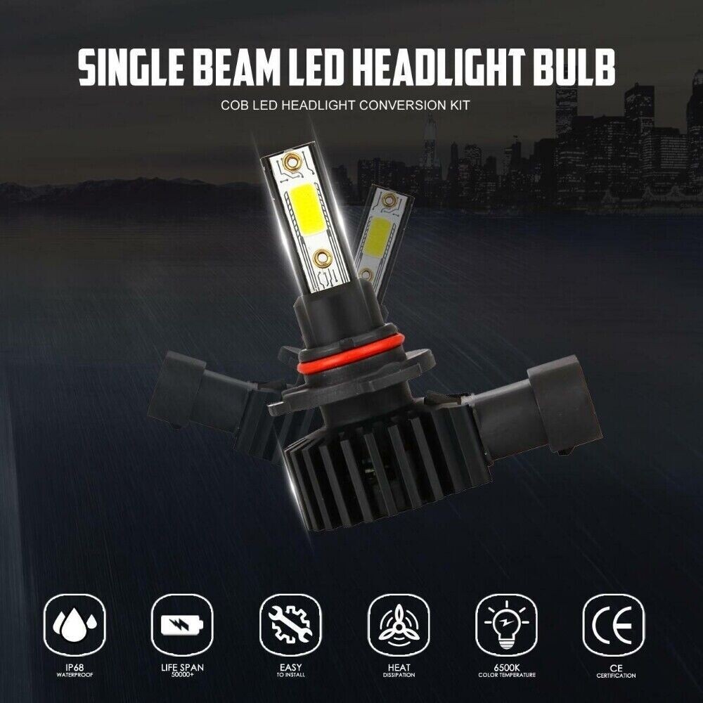 IRONWALLS H11+H11+9005 LED Combo Headlight High+Low Beam+Fog Light Bulbs White