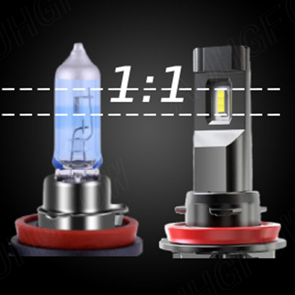 LED Headlight For Can-Am Defender HD5 HD8 HD10 Combo Bulbs Light 4X H11 72000LM