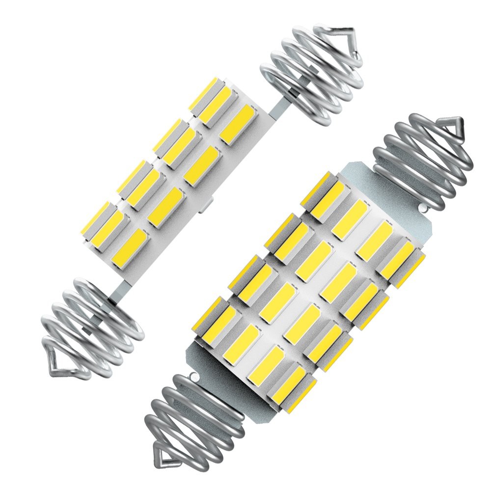 AUXITO 39MM-42MM 578 211-2 LED Interior Bulb Dome Map Light 6500K White 1000LM