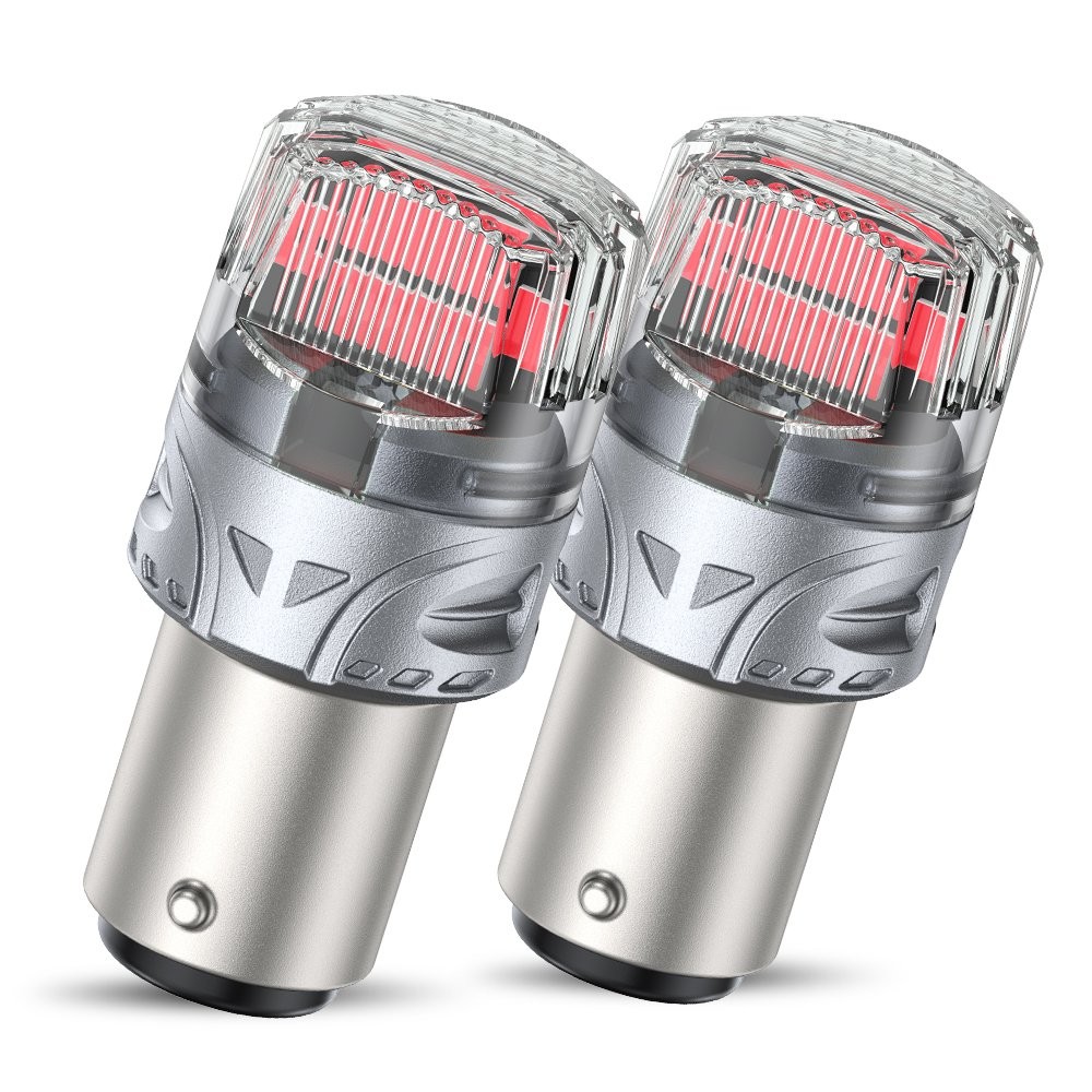 LED 1157 Brake Stop Tail Light Bulb Lamp Bright Red Replacement BAY15D 1000LM