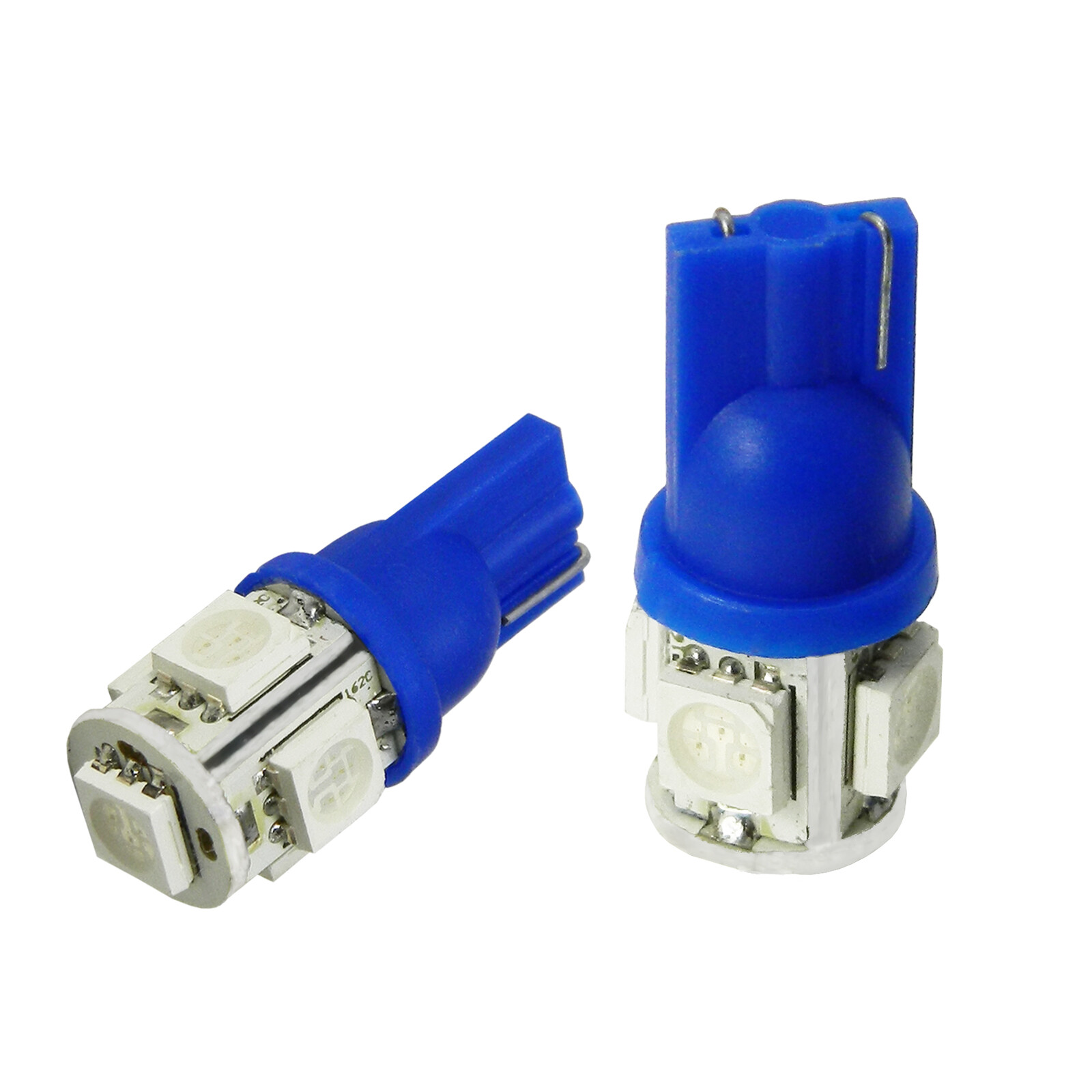 Ultra Blue 5-SMD 2825 168 194 LED Bulbs For Motorcycle Bike Parking Lights