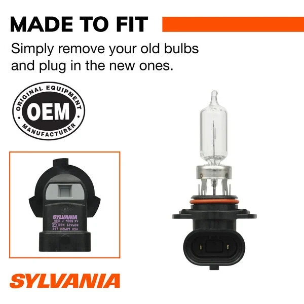 Sylvania 9005 XtraVision Halogen High Performance Headlight, 2 Bulbs BRAND NEW
