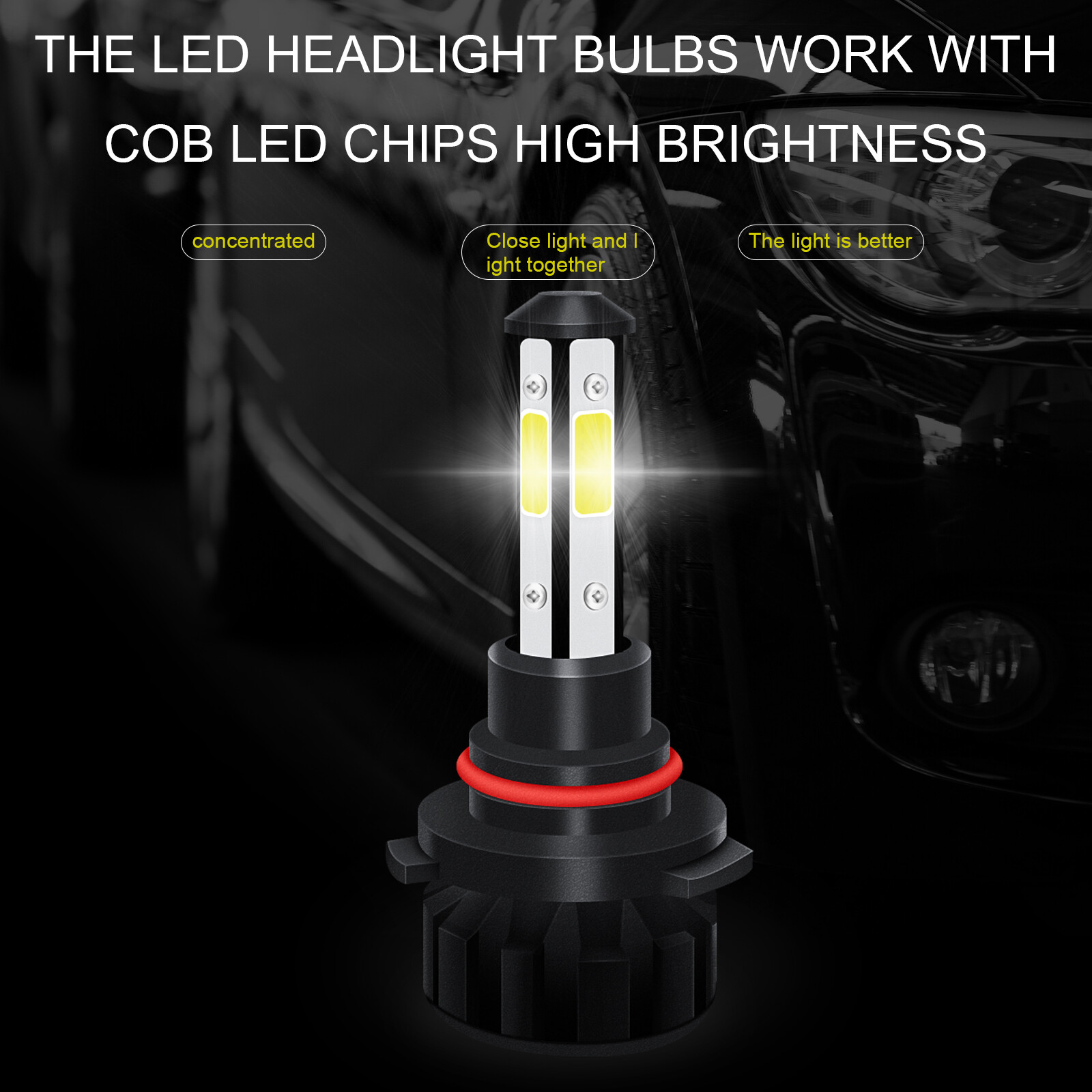 For Ford Fusion 2006-2016 6000K LED Headlights High Low Beam Bulbs H7+H11 Combo