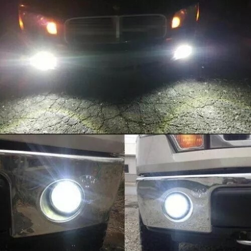 2PCS 9006 / H9 LED Headlight Kit Low Beam Bulb Super Bright 6000K White 16000LM