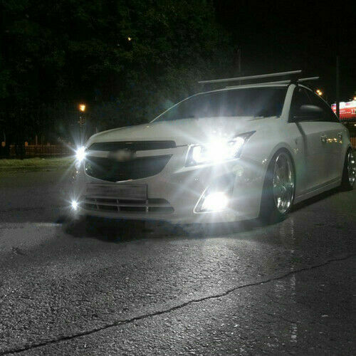 2PCS H3 LED Fog Driving Light Bulbs Conversion Kit Super Bright DRL 6000K White
