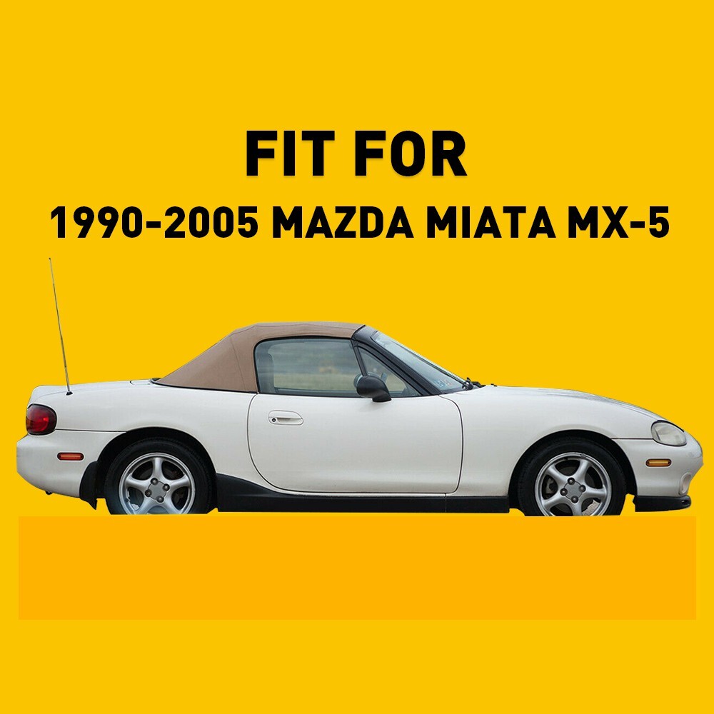 For 1990-2005 Miata Mazda MX-5 Smoked LED Side Marker Light Amber Red Waterproof