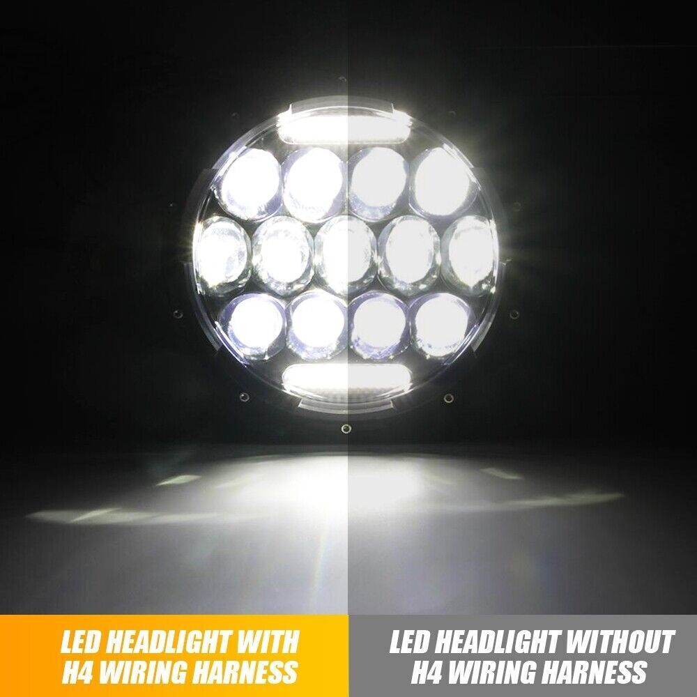 2pcs MAX 80A H4 Headlamp Light Plug H4 Headlight Relay Wiring Harness Kits