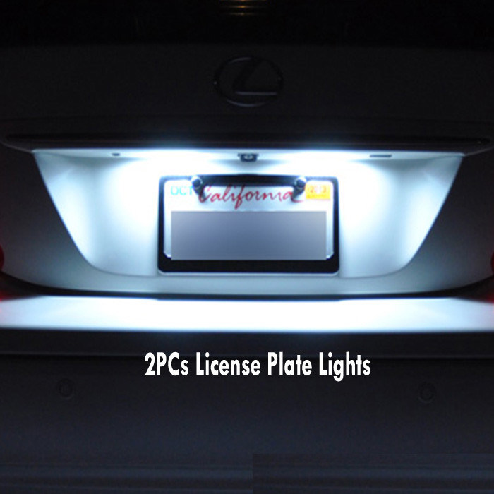 8Pc Canbus Error Free Interior LED White Light Bulb Kit for 2003-2006 Jaguar XKR