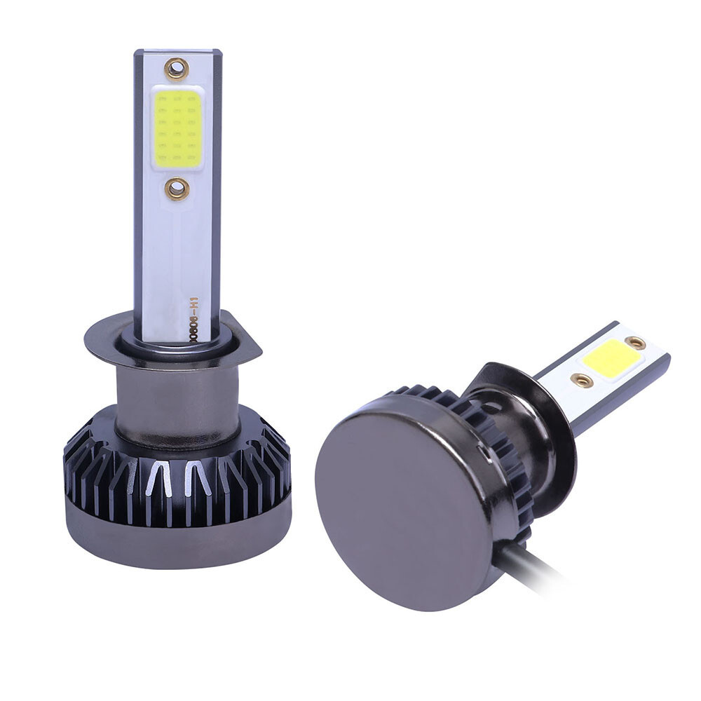 4x H1+H1 Mini LED Headlight Fog Light Kit 6000K Super White Bulbs 360W 720000LM