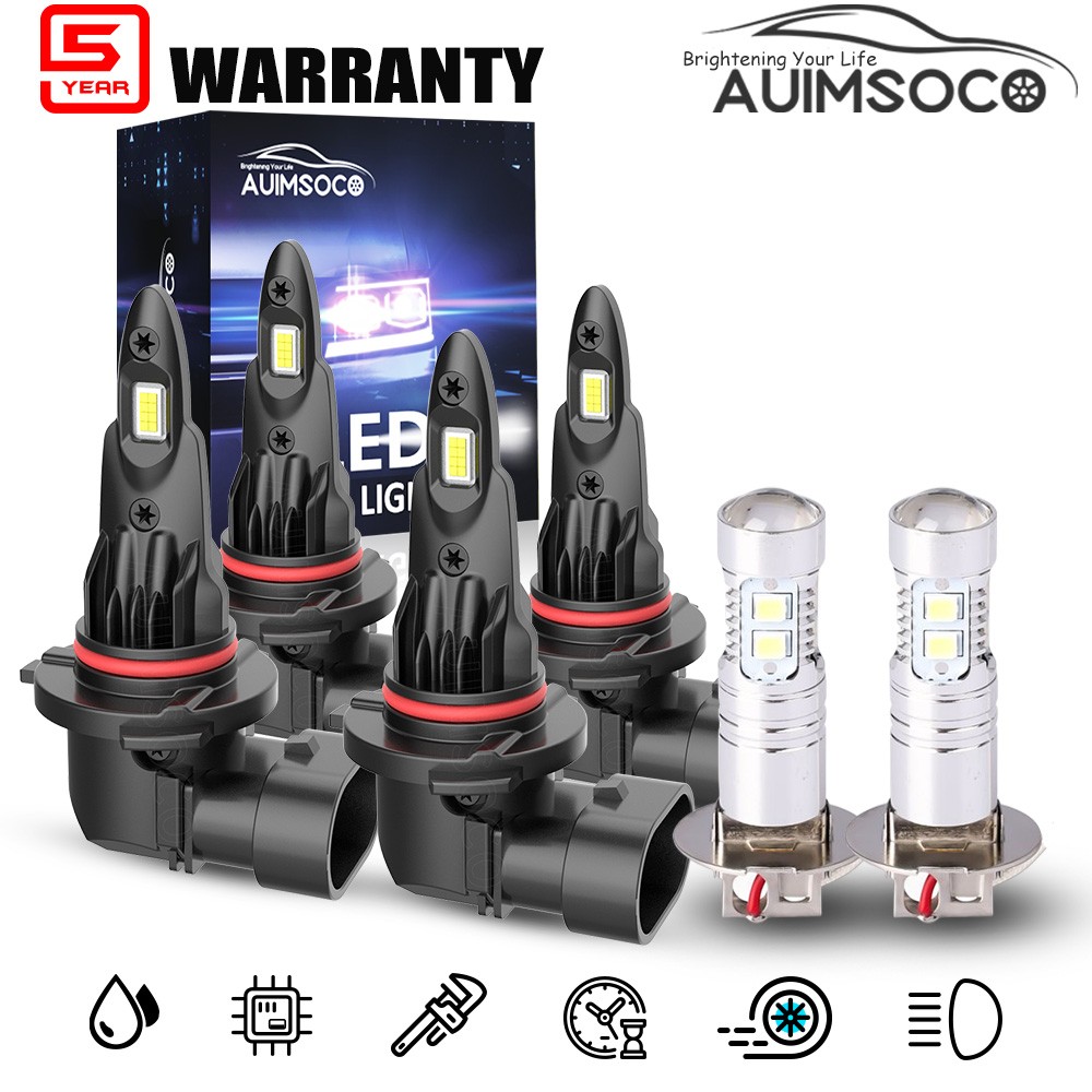 9005 9006 H3 LED Headlight Fog Light Bulb Kit For Lexus SC400 1994-2000