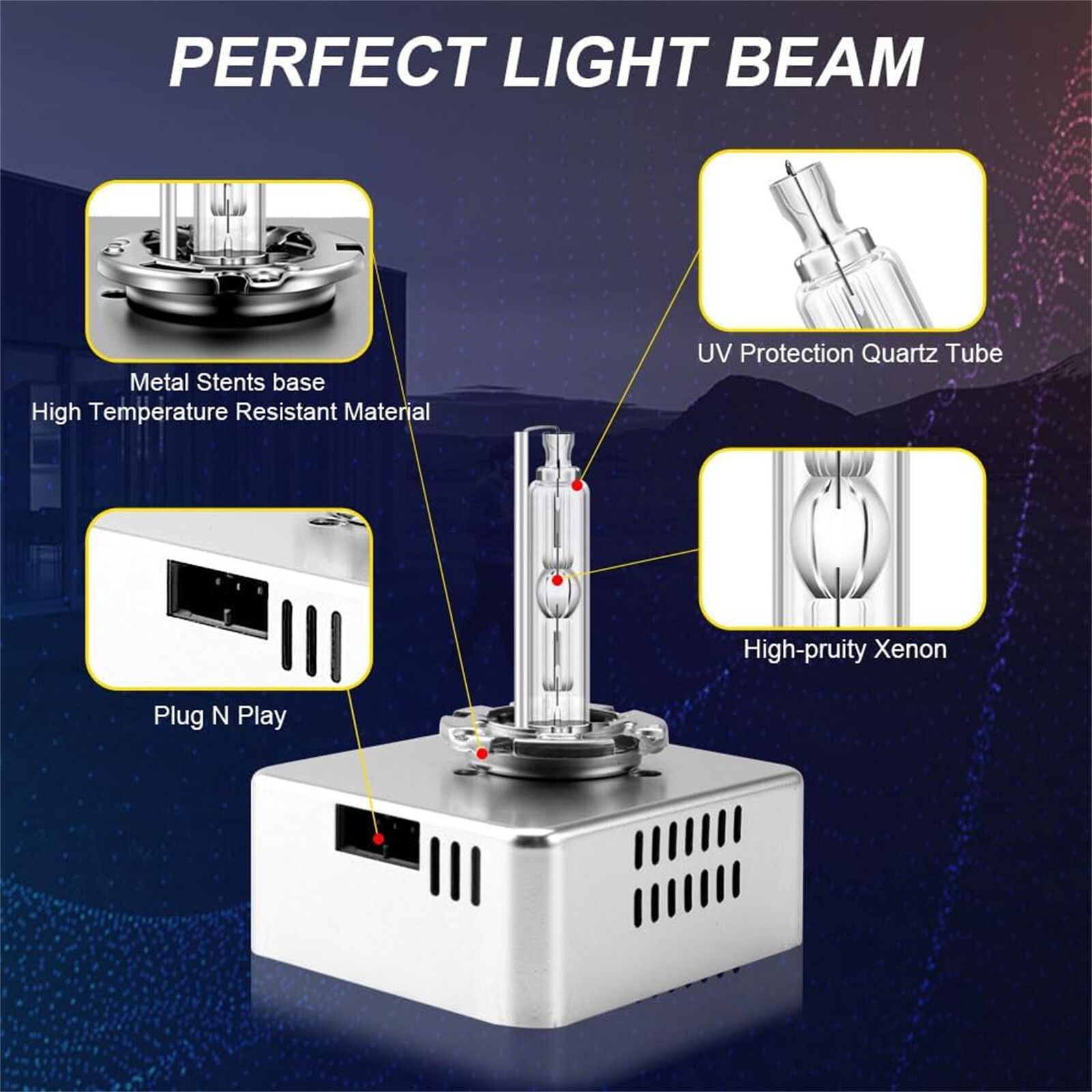 D5S/D5C/D5R HID Xenon LED Headlight Bulb For Chevrolet Silverado 2500 HD 2018