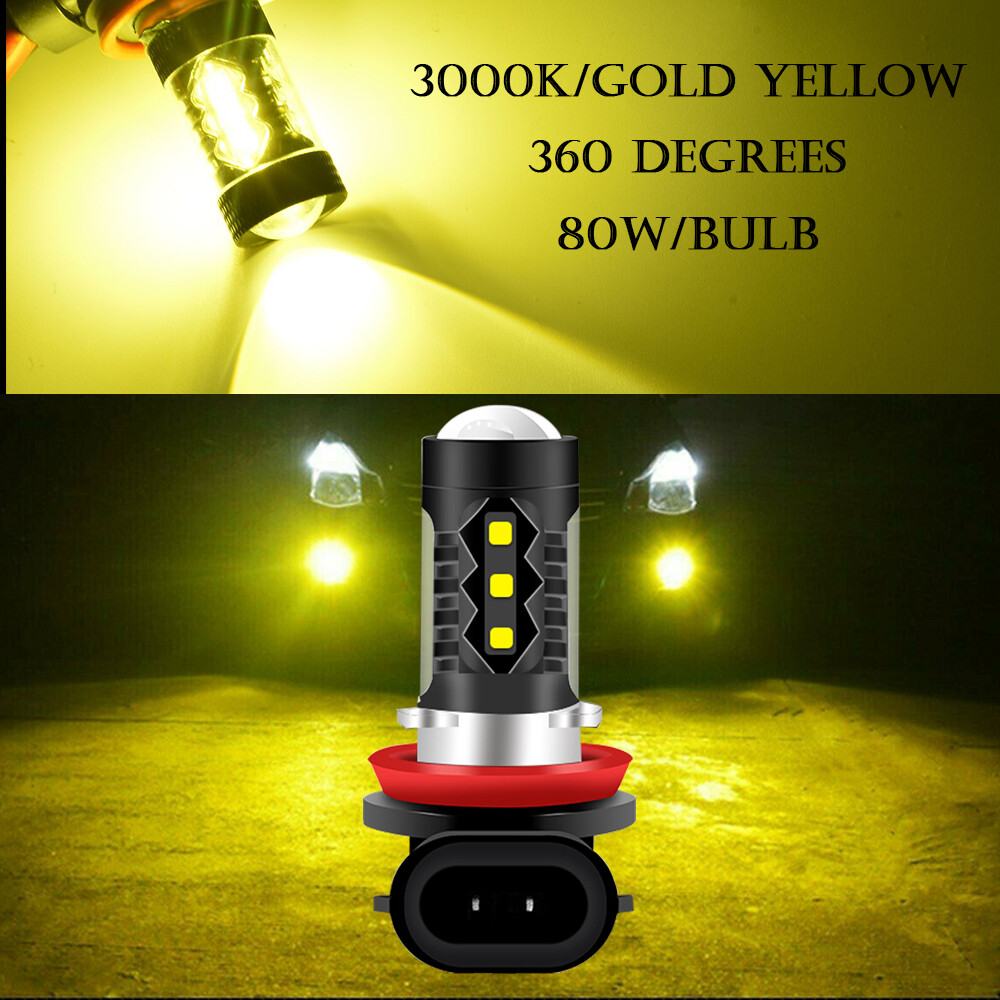For Ford Edge 2007-2010 6x 6000K+3000K Combo K9 LED Headlight Fog Light Bulb NEW