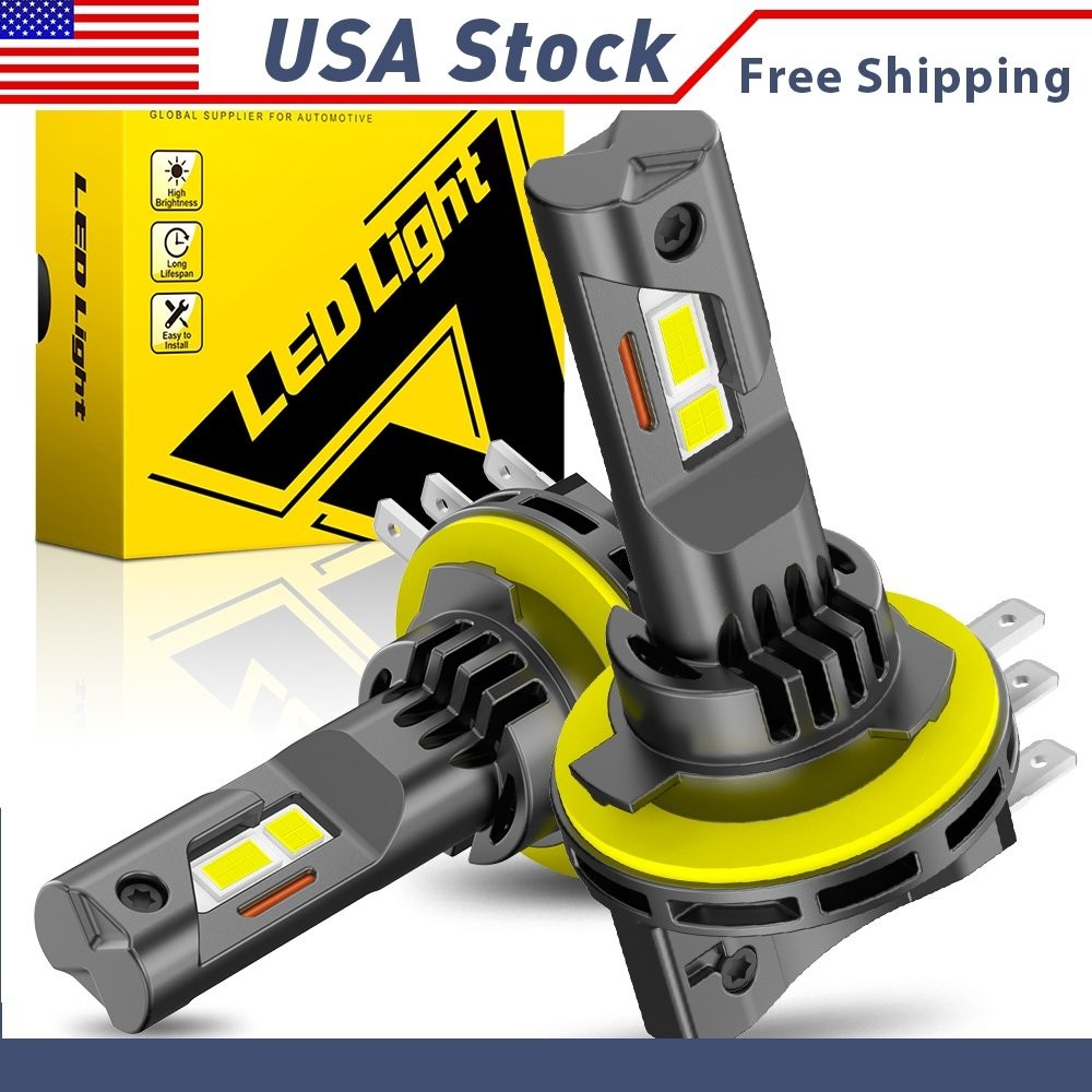 120W 40000LM H15 LED Bulbs Canbus Error No Headlight For Audi Mercedes Benz BMW