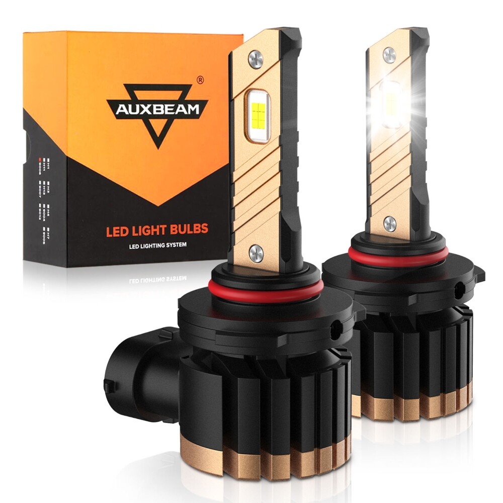 AUXBEAM 9145 9140 H10 LED Fog Light Bulbs 40W 8000LM 6000K/3000K Conversion Kit