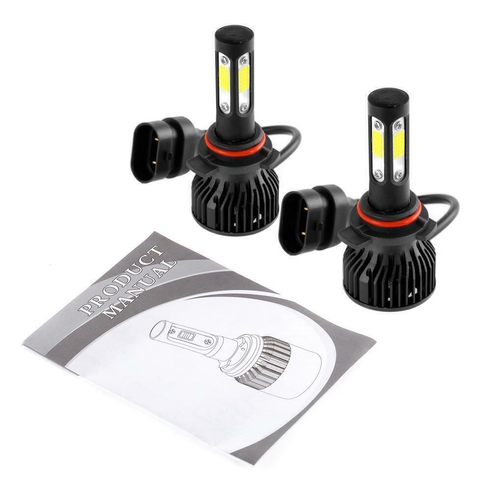 4-sides 9012 H11 LED Headlight Hi/Low Fog Light White For Chrysler 200 2013-2015