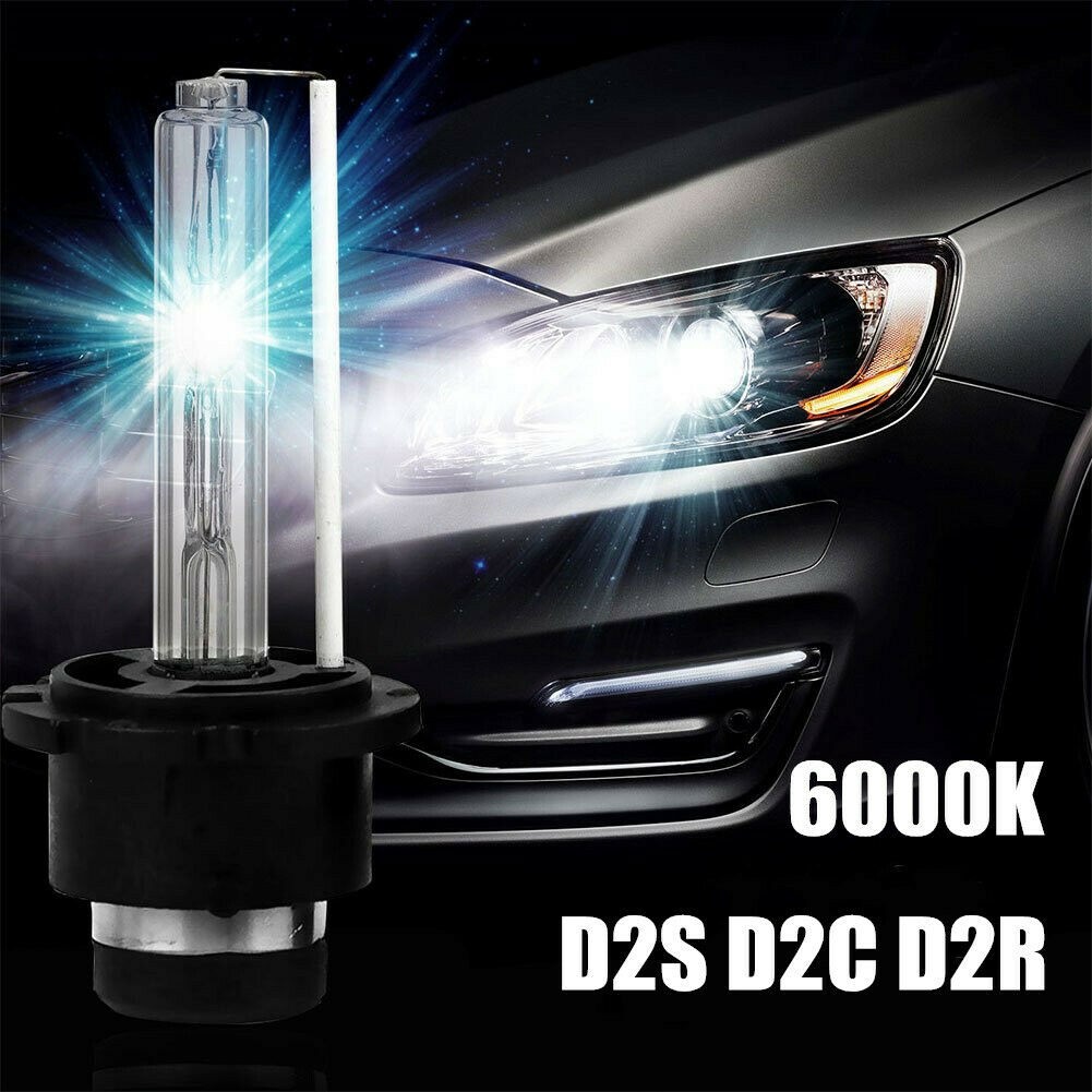 2X 6000K Xenon White HID Xenon Headlights Bulbs For Acura TSX 2004-2014 Low Beam