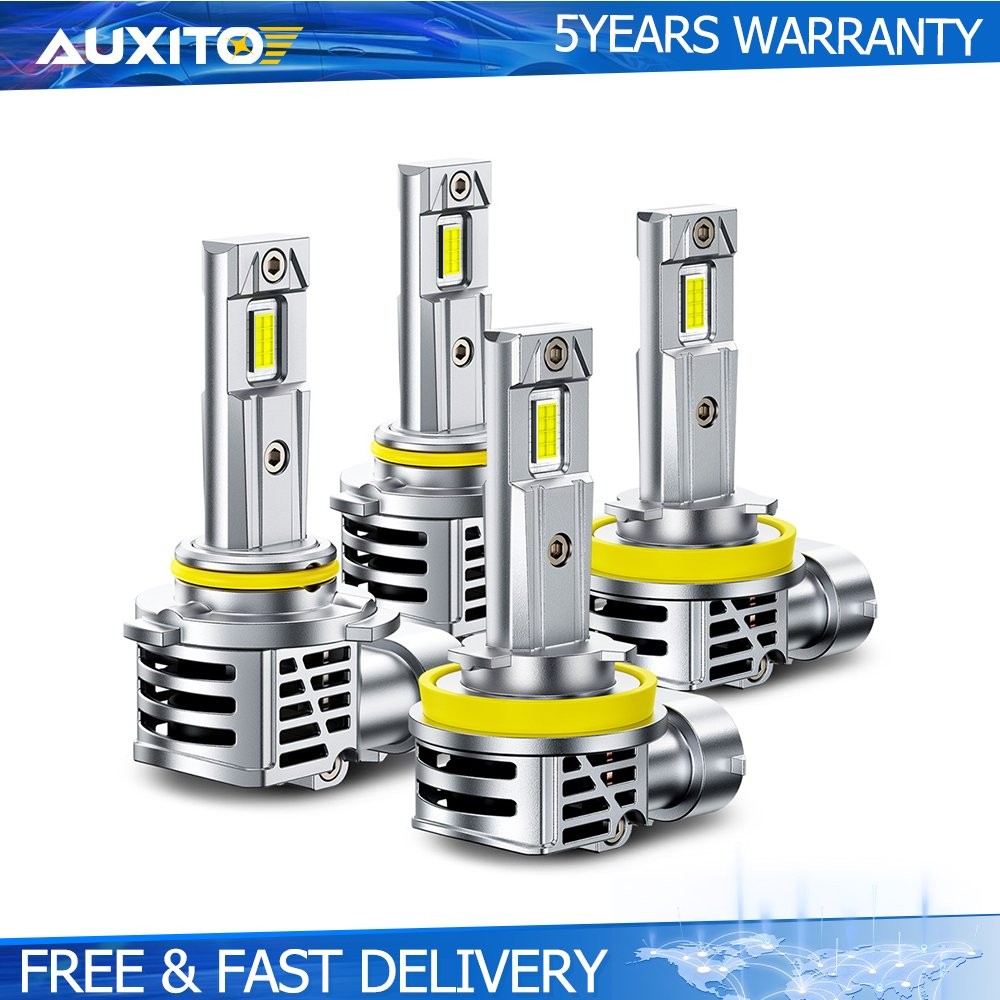 H11+9005 LED Headlight Kit Combo Bulbs 6500K High Low Beam Super Bright 4-40X