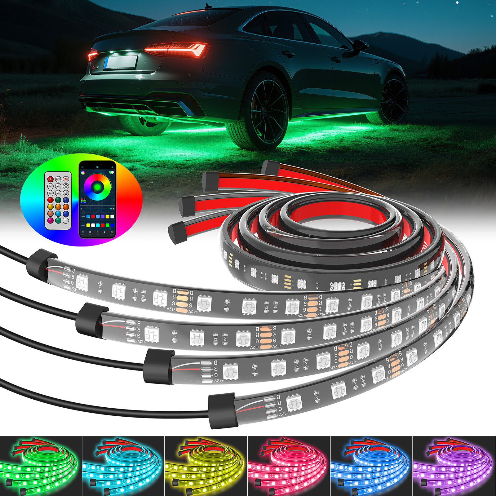 12V-24V PD + QC3.0 Dual USB Car Fast Charger Power Socket Outlet LED Voltmeter
