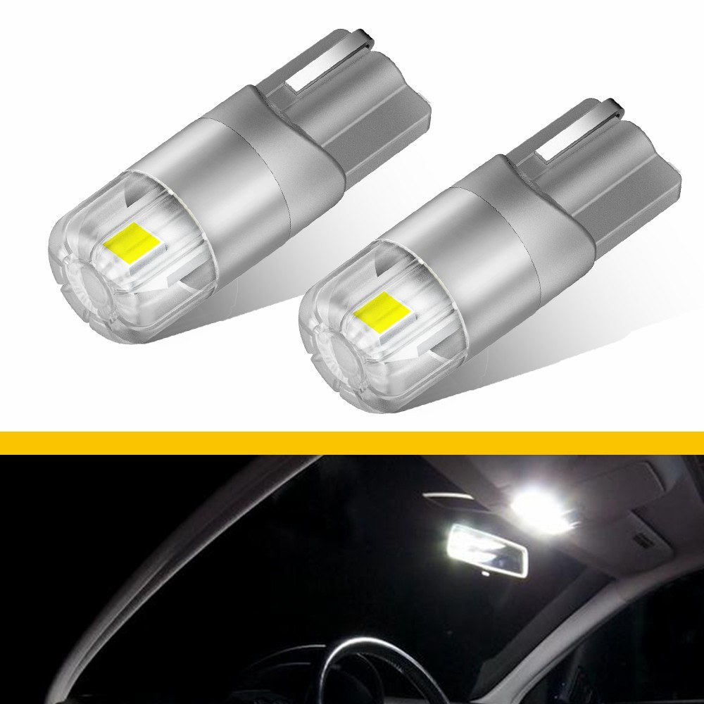 2-20x T10/194/W5W LED Bulb 6000K White Super Bright Canbus Plug&Play High Power