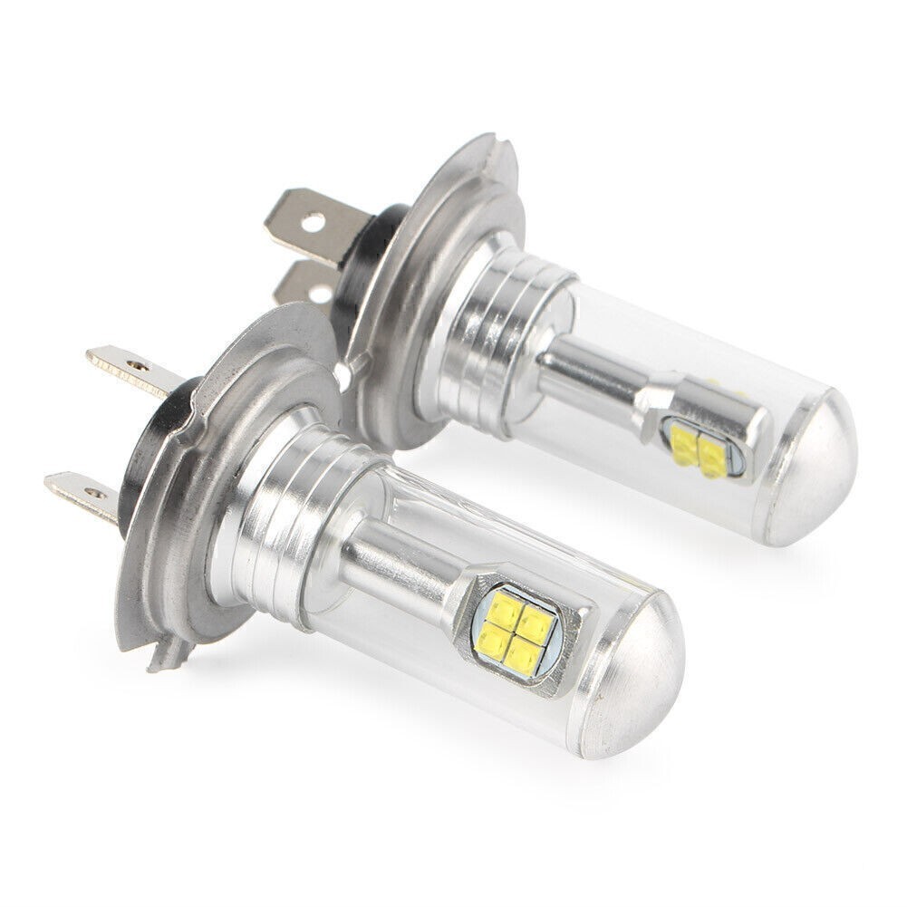 LED Headlight Fog Reading Signal Light Lamps Kits Bulb 6000K Super White 80W H7