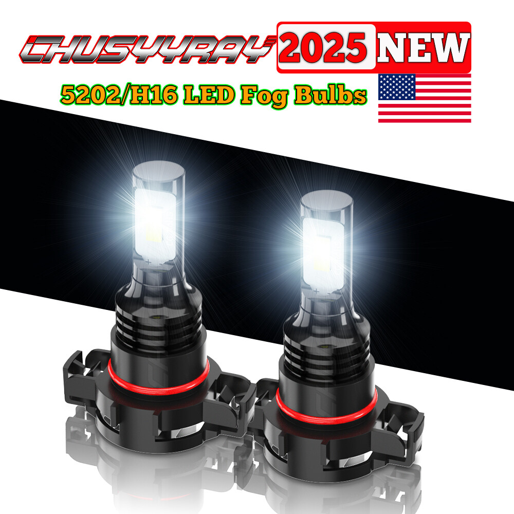 NEW 75W CSP LED Fog Lights For Chevy Tahoe 2007-2015 6000K White Bulbs Lamps