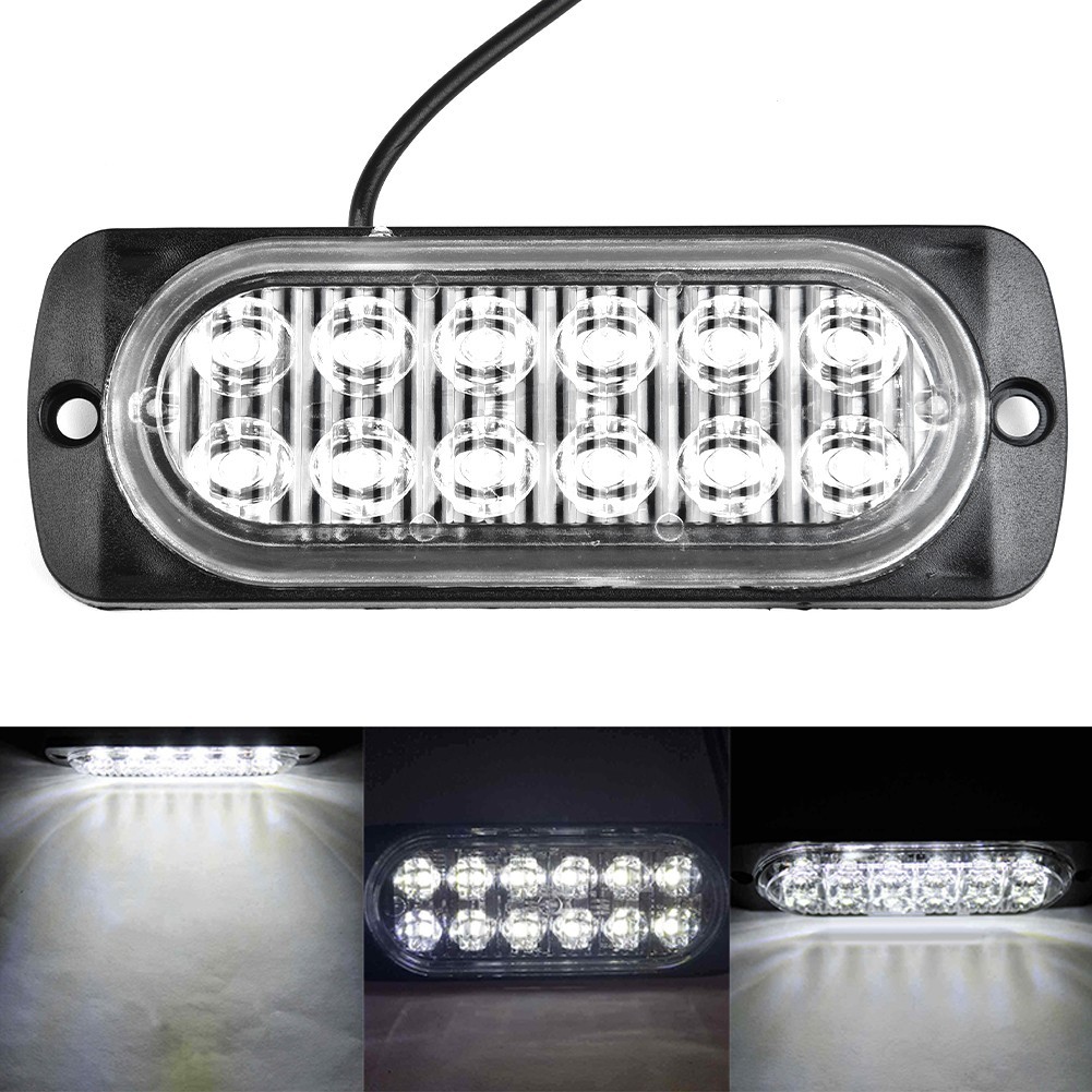 LED Working Lamps White DC 12V-24V Luminous Driving for flash Light Bulb Spare