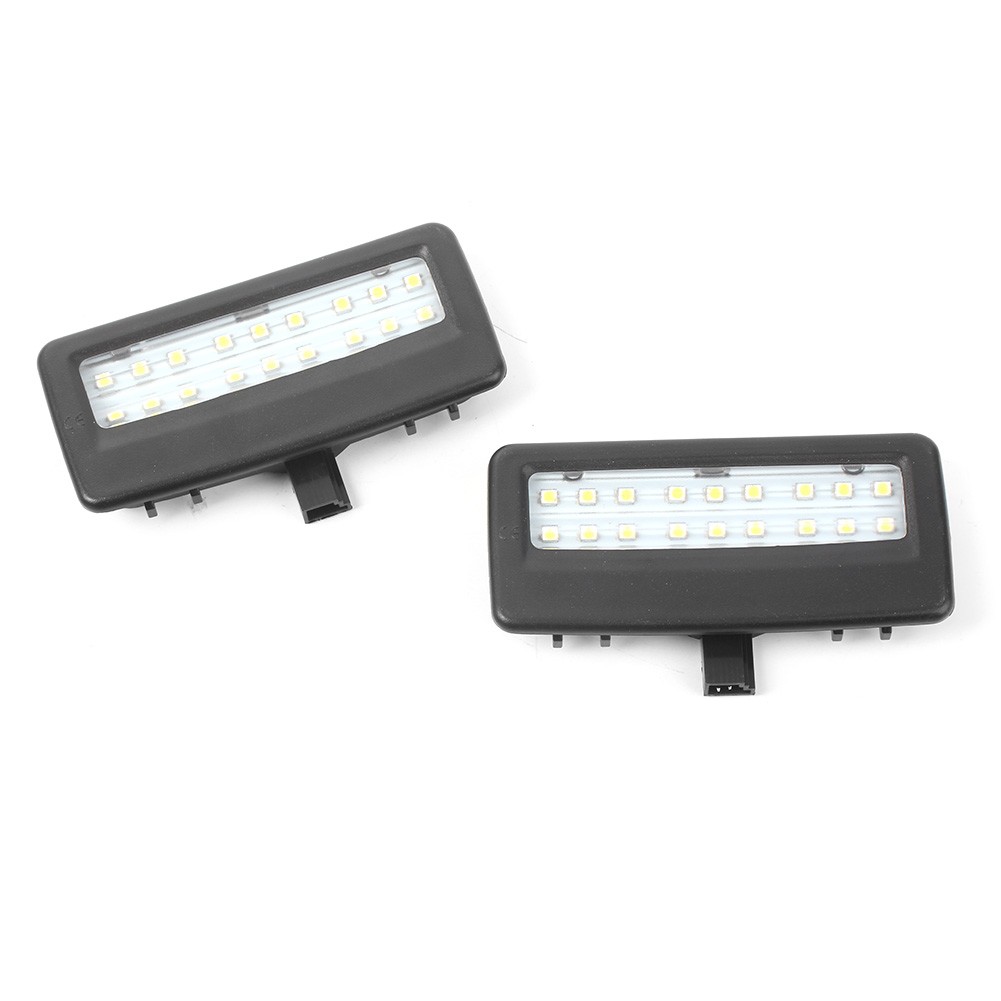 White Error Free LED Vanity Mirror Sun Visor Lights Lamps For BMW 5 7 Series