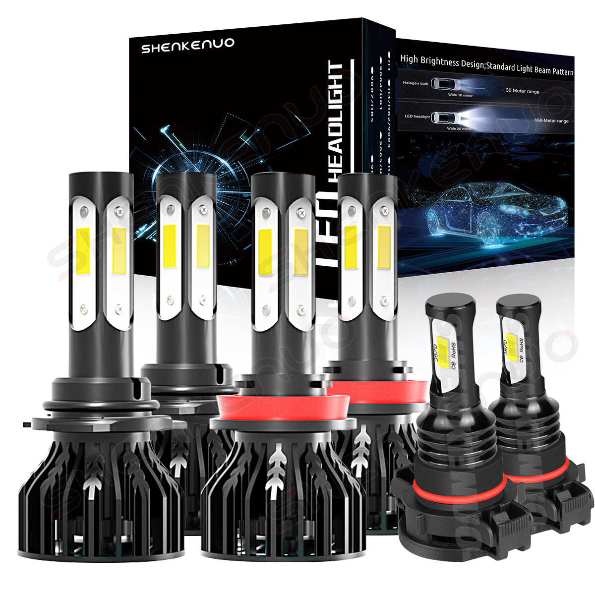 Para FIT Chevrolet Colorado 2015 2016 2017 2018 2019 LED faro + luces antiniebla
