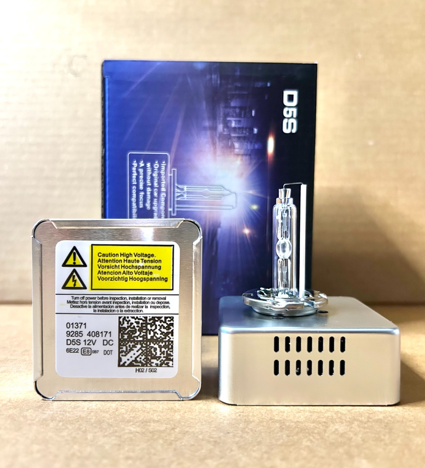 2x New Xenon D5S Bulb HID Headlight Light Lamp Set w built-in Igniter / Ballast